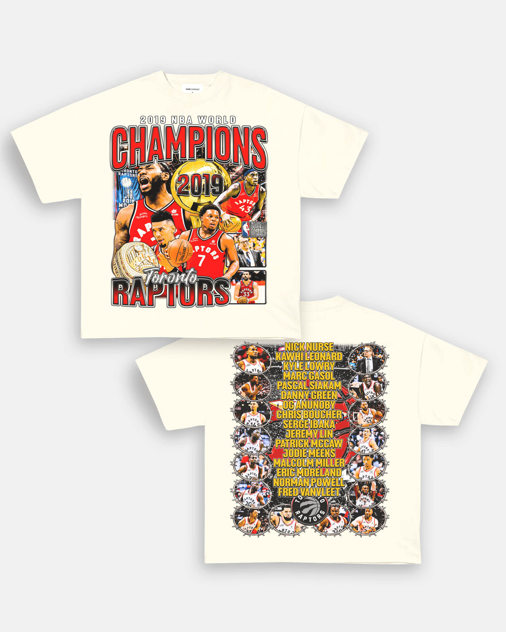 2019 NBA CHAMPIONS TEE - [DS]