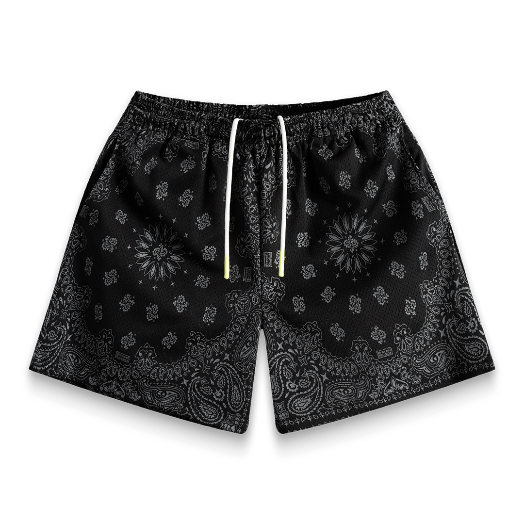 Carbon Paisley Shorts