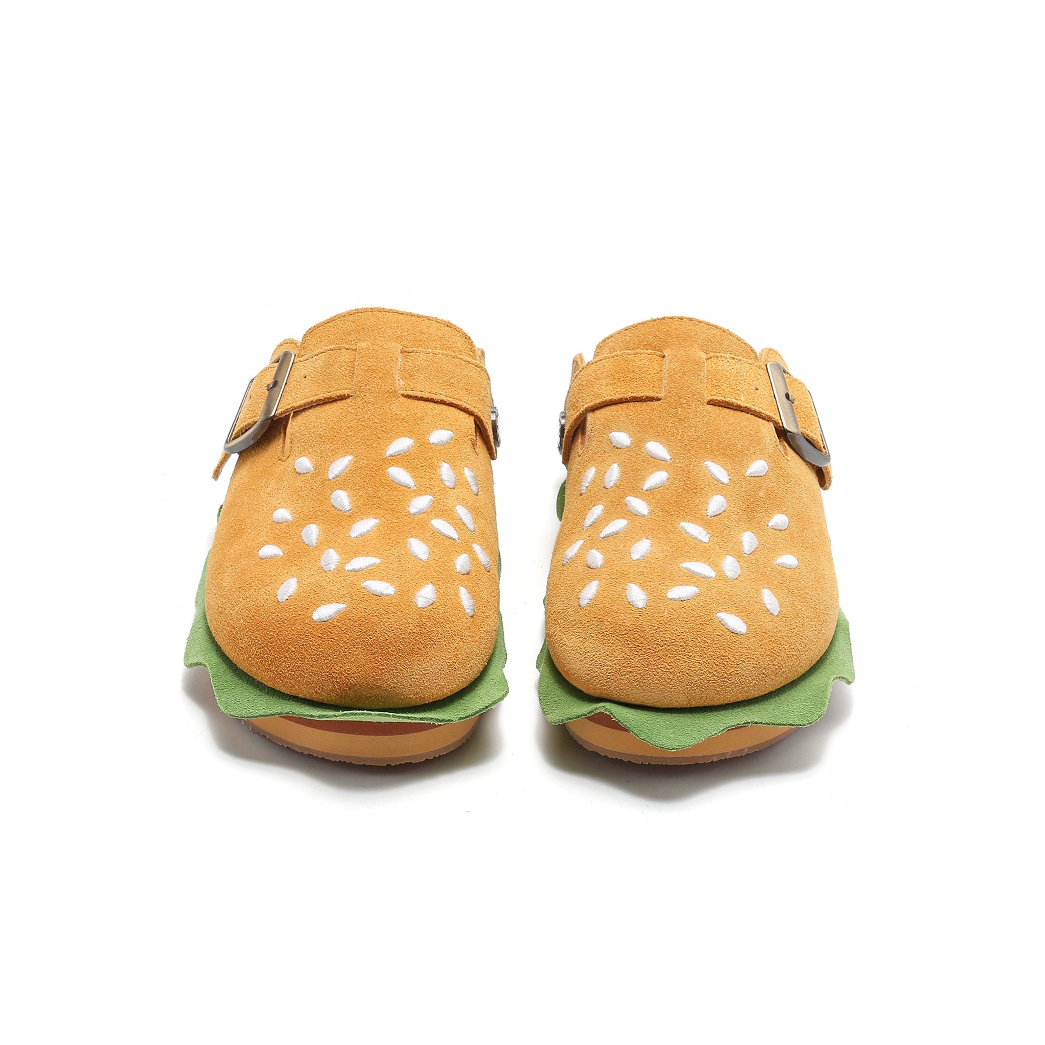 Burgerstock Suede Leather Sandals