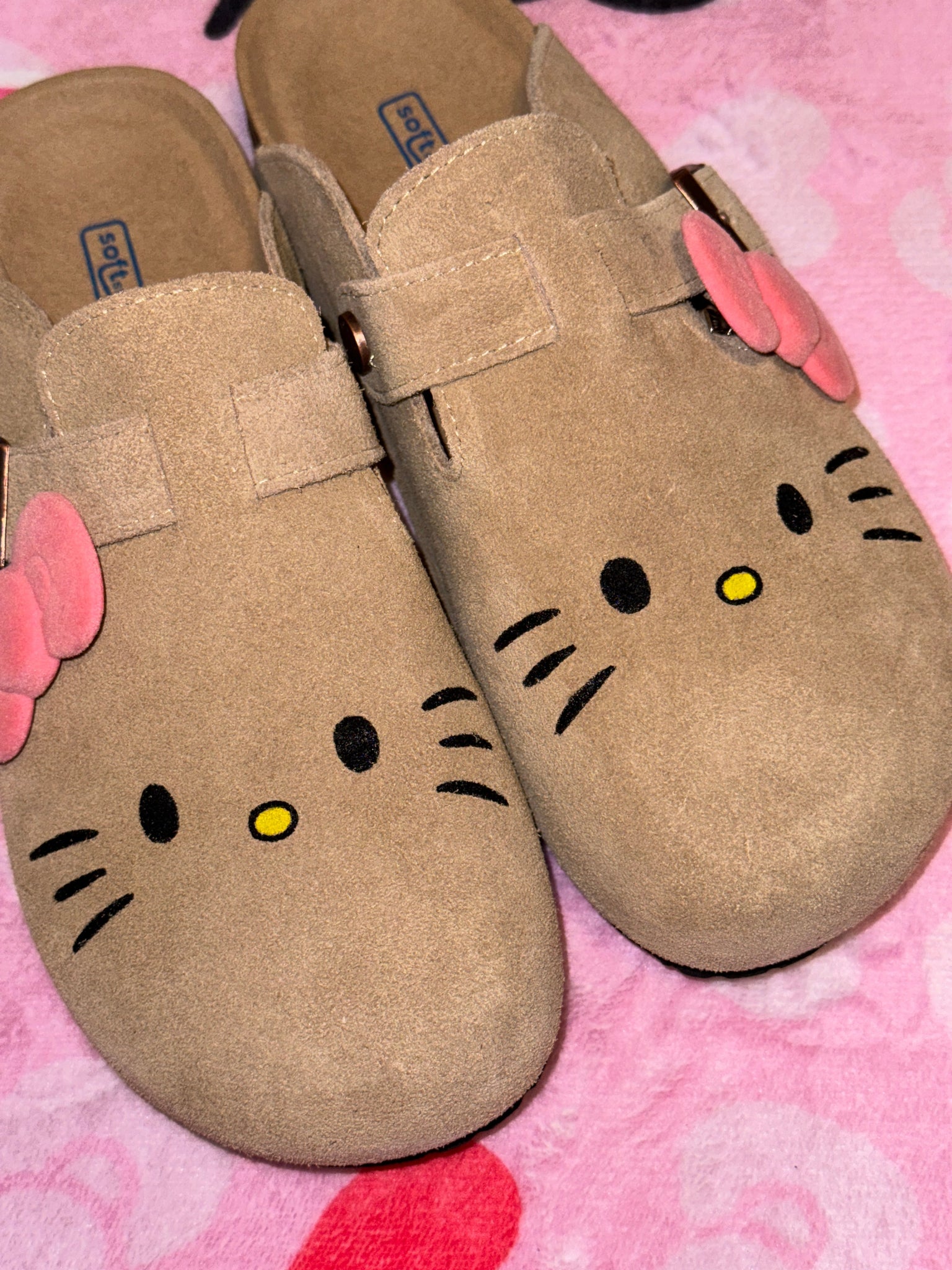 Hello Kitty Suede Clogs