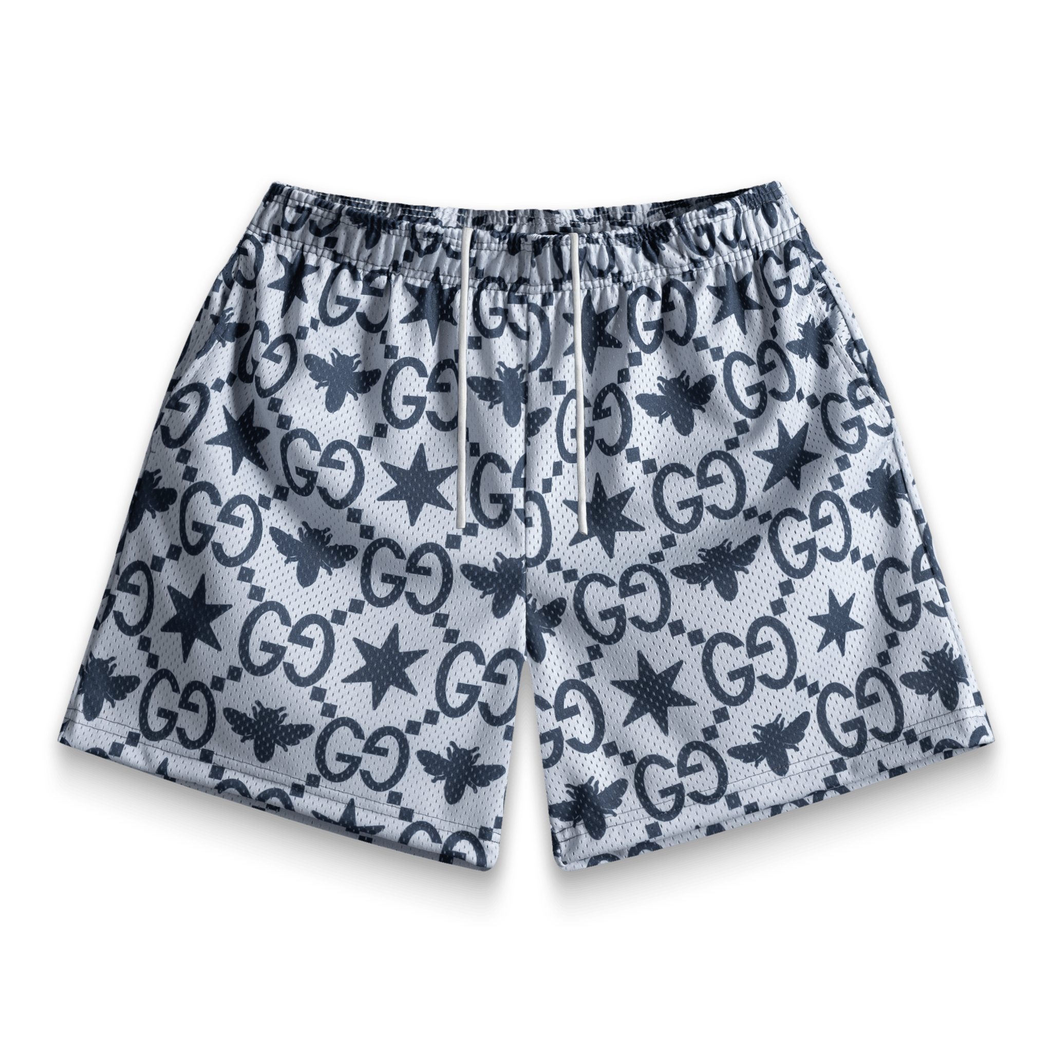 Grey Navy Venice Mega G Shorts