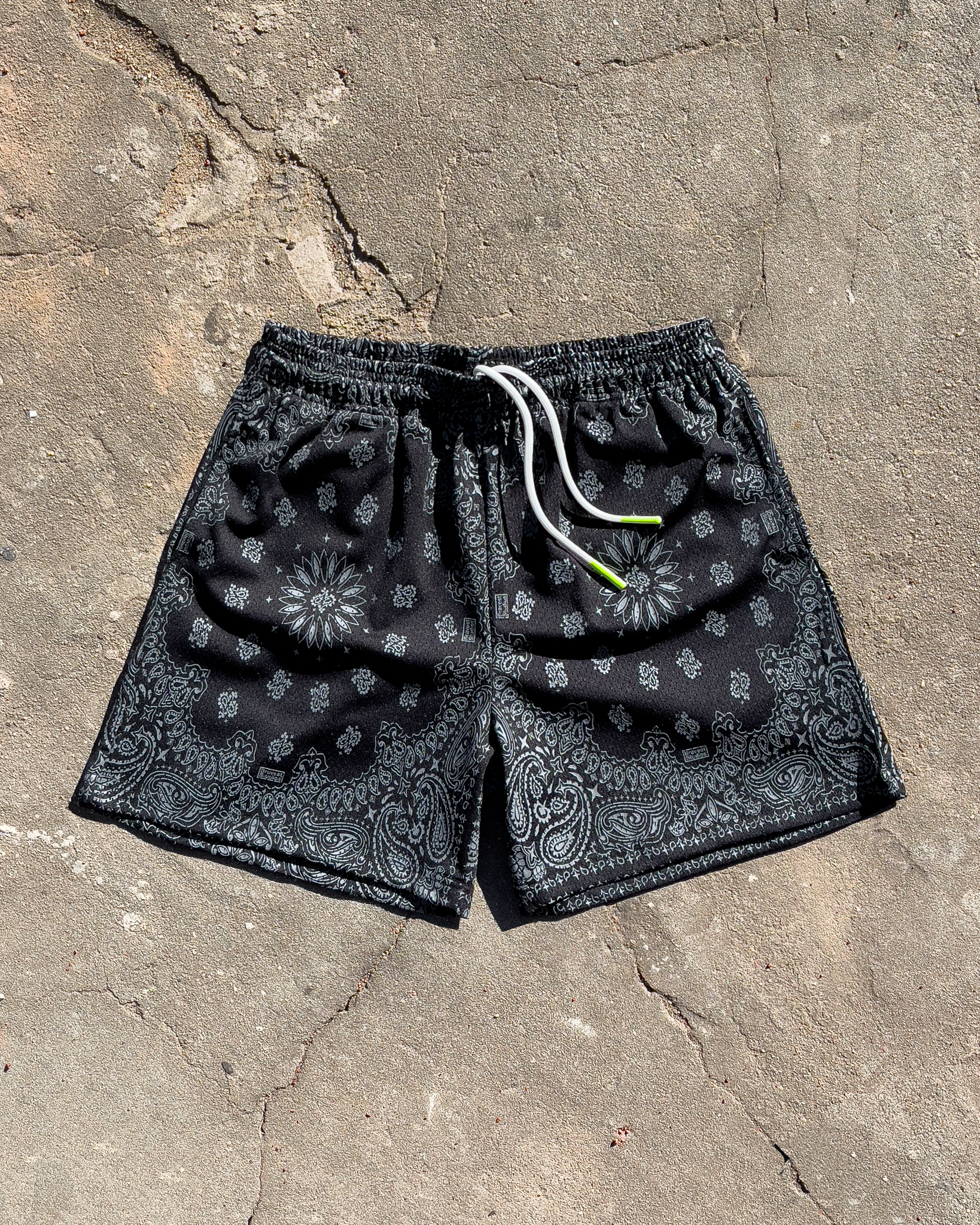 Carbon Paisley Shorts