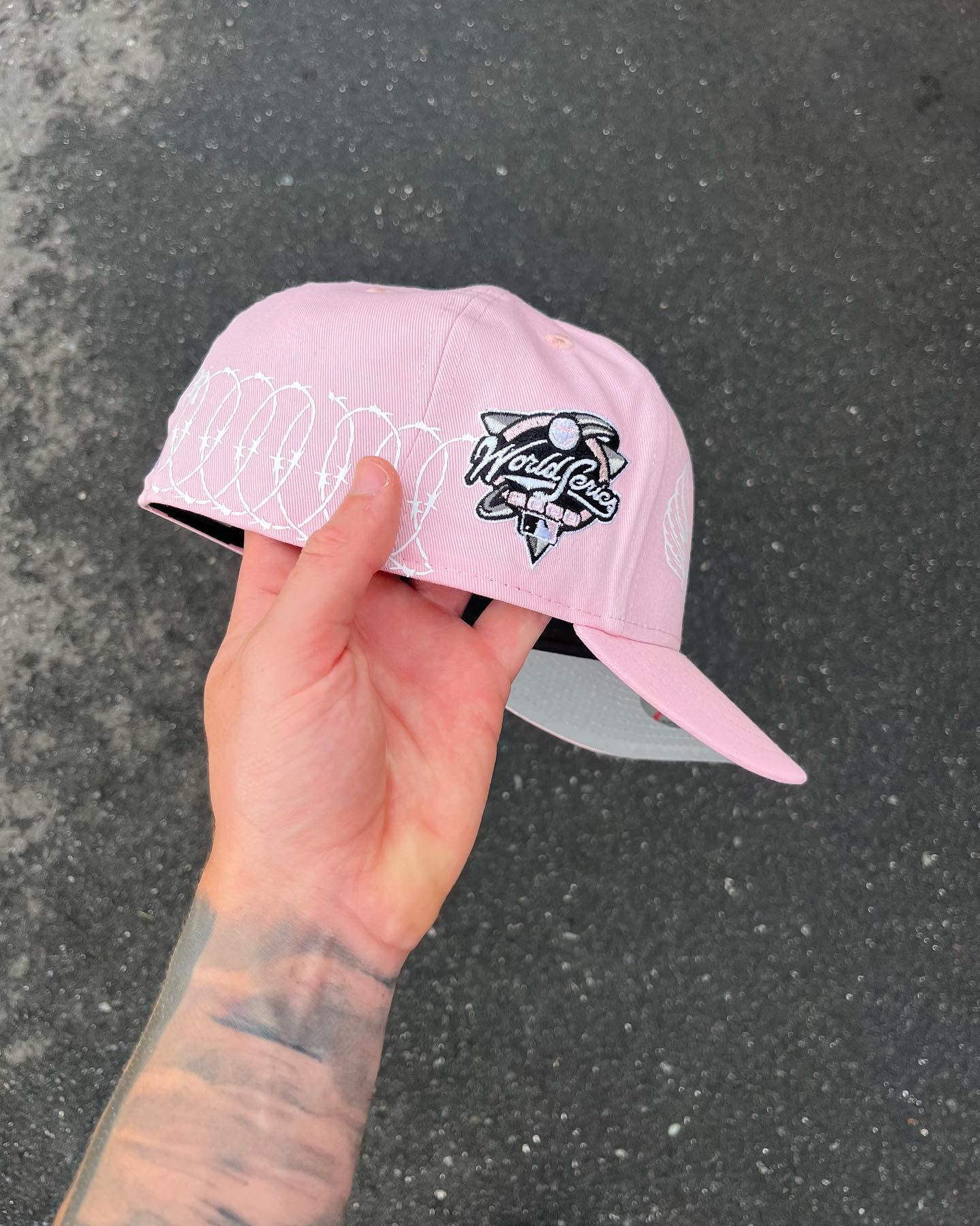 PINK NY ANGELS HAT