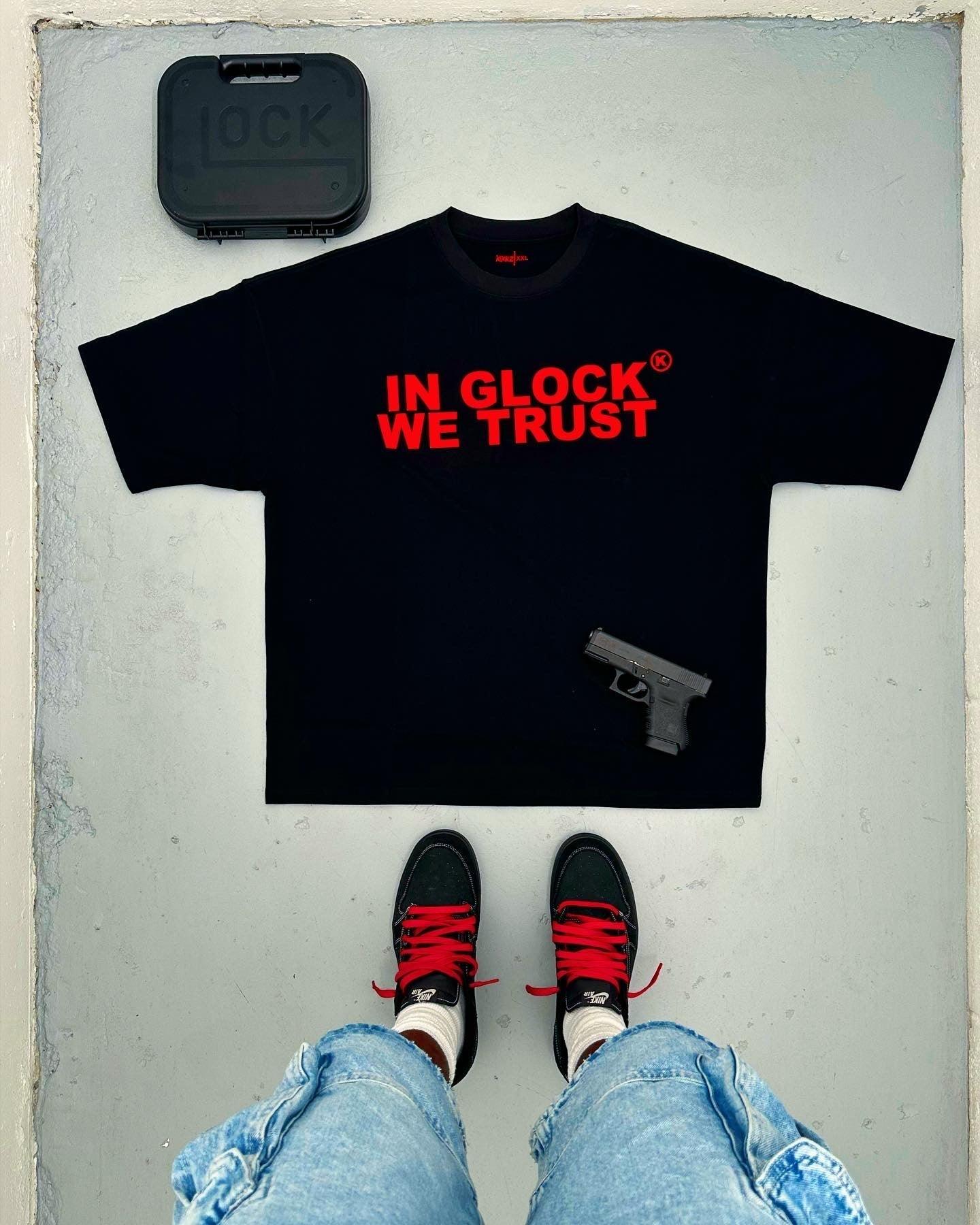 IN GLOCK WE TRUST OVERSIZED TEE (bred)